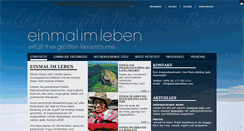Desktop Screenshot of einmalimleben.com